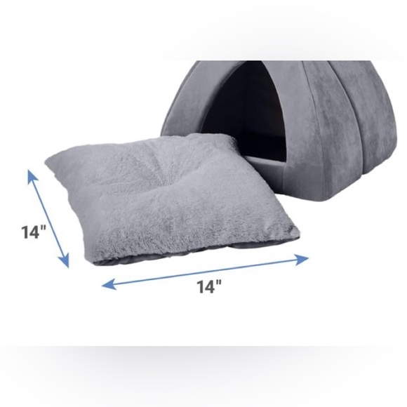 Frisco Tent Covered Dog & Cat Bed. - Picture 3 of 12